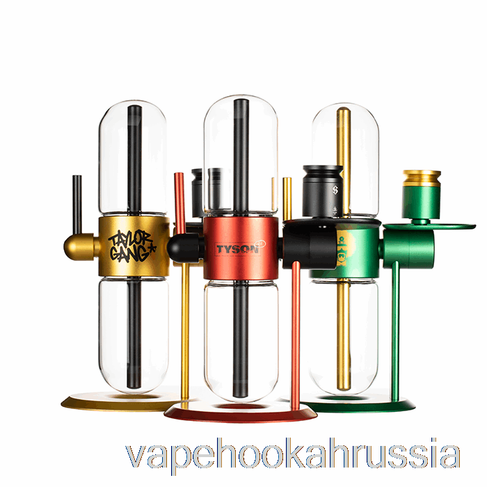 Vape Russia Stundenglass стеклянный гравитационный заварник полированное серебро